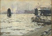 The Port of Hamburg, Anders Zorn